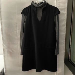 Etam Paris Wool Dress set black and grey size 160/80A S 36